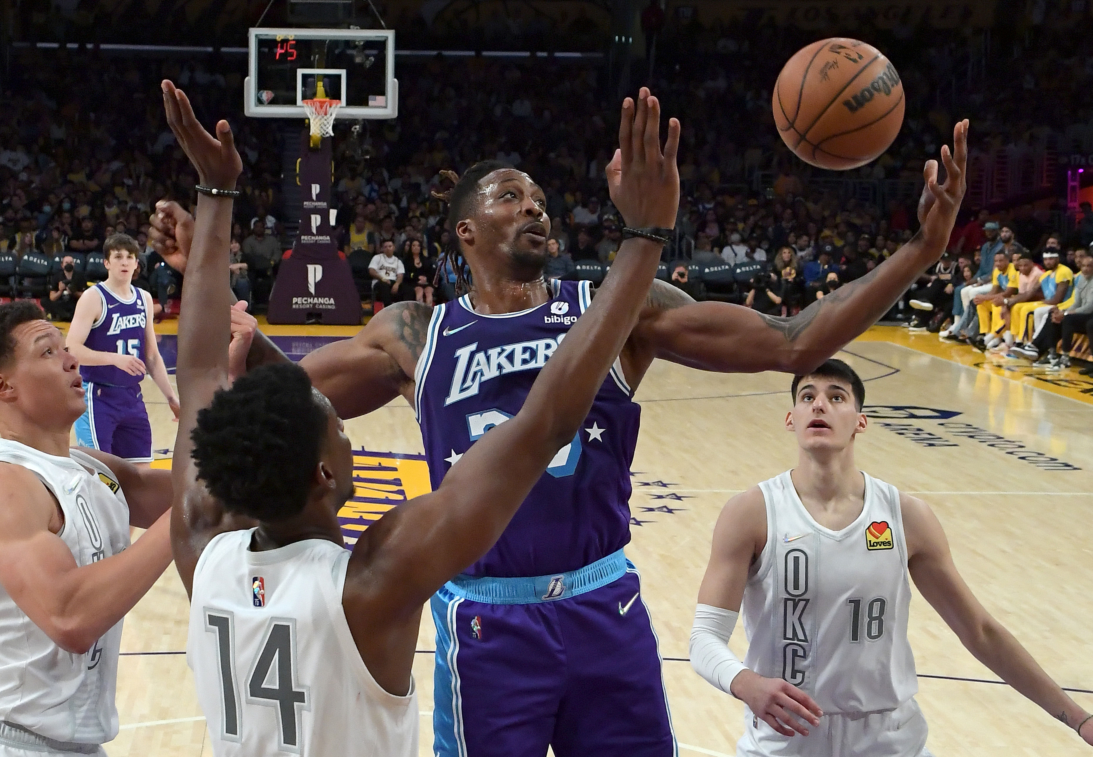 NBA: Oklahoma City Thunder at Los Angeles Lakers - Source: Imagn