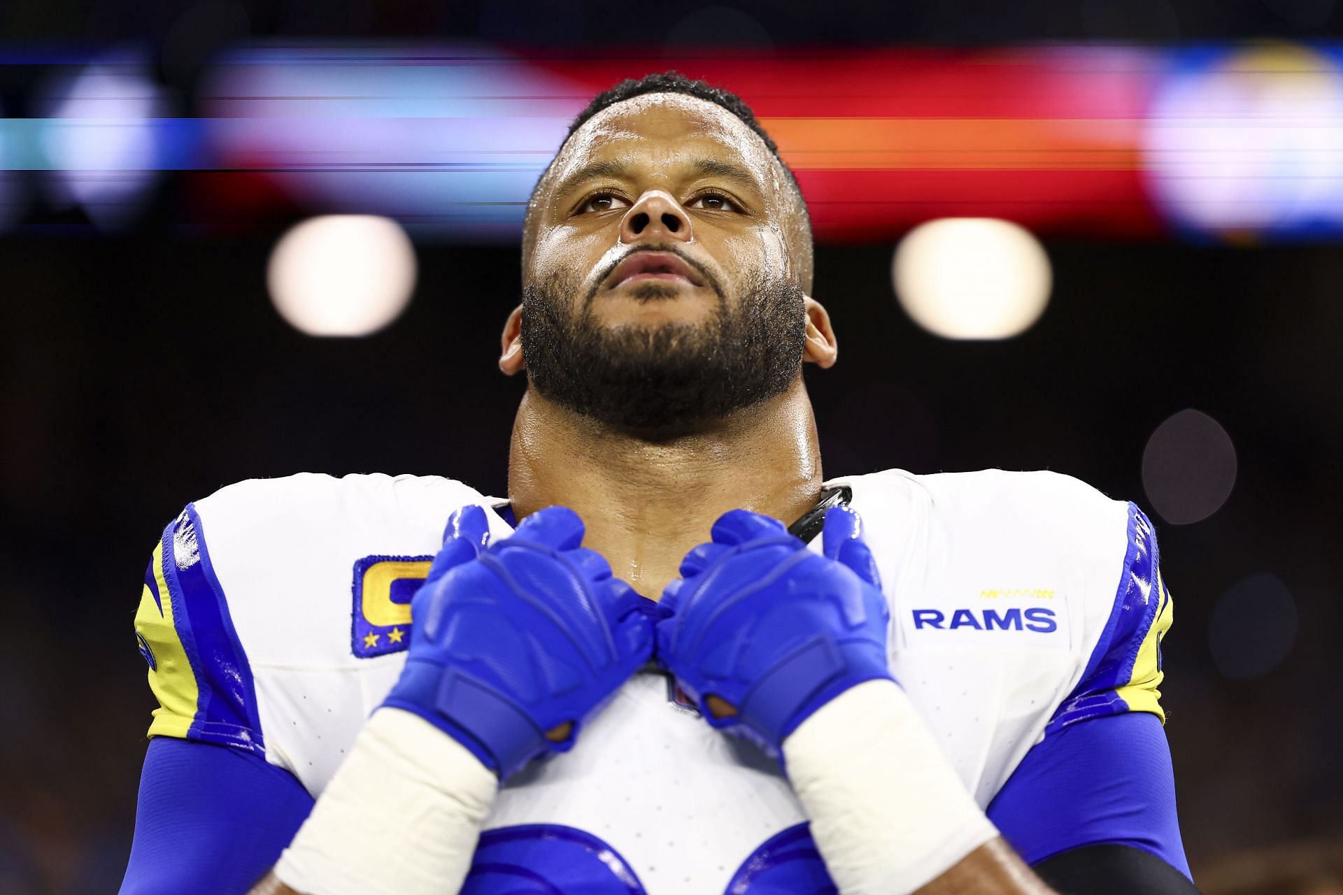 Aaron Donald at Los Angeles Rams v Detroit Lions - Source: Getty