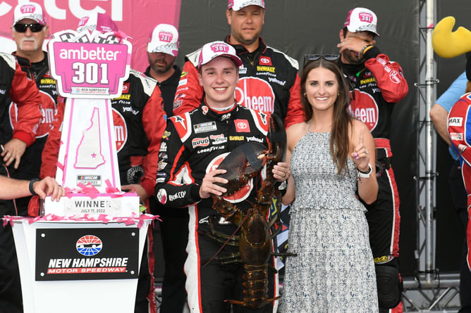 Christopher Bell's wife Morgan Bell shares snaps after "surviving Atlanta" playoff race and bagging a top 5