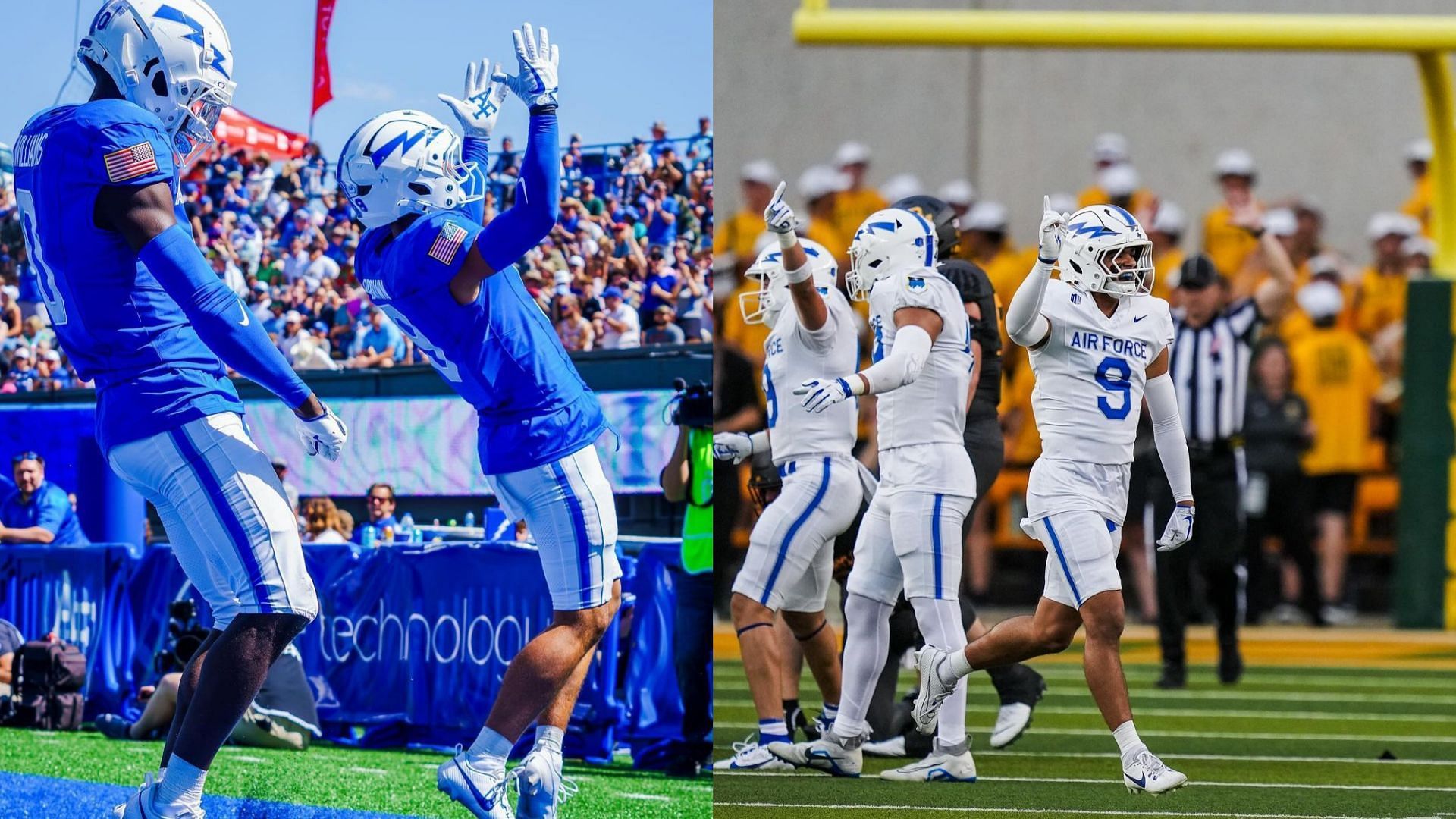 The Air Force Falcons football team (Falcons