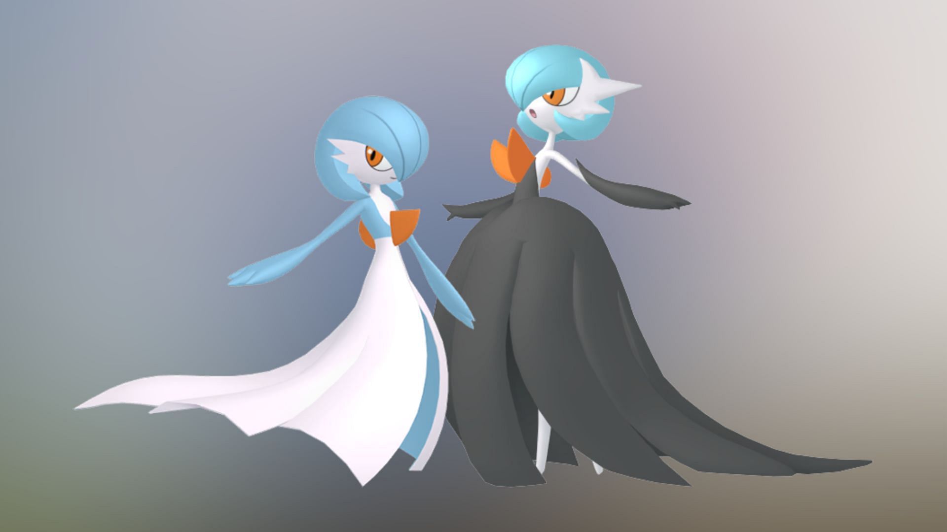 Shiny Gardevoir and Shiny Mega Gardevoir (Image via TPC)