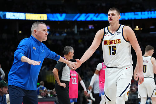 Nikola Jokic and the Denver Nuggets enter season with rumblings about problems between coach and franchise. (Photo: IMAGN)