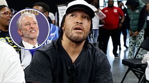 Jalen Brunson's bet with Jon Stewart backfires as late-night host intends to make him wear Giants jersey with 'Jew Boy' on the back