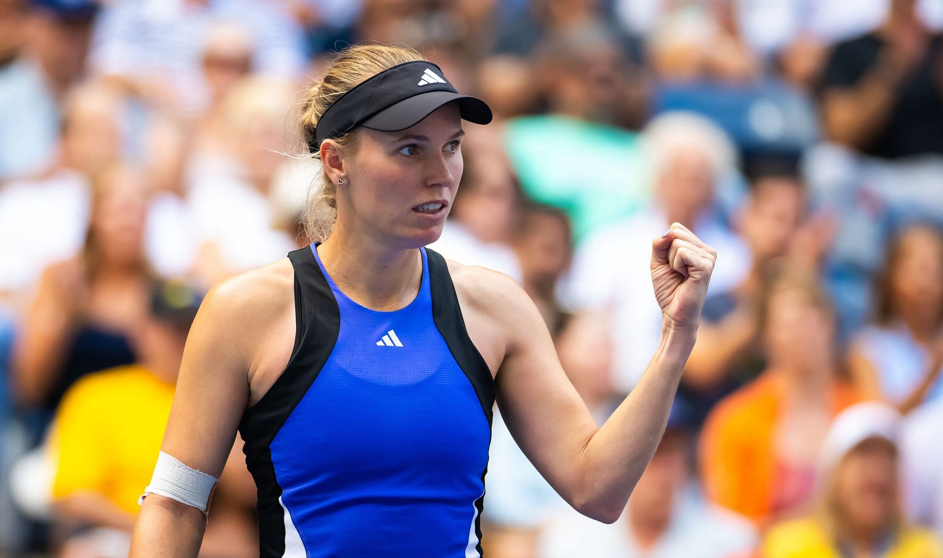 Caroline Wozniacki at the 2024 US Open (Image: Getty)