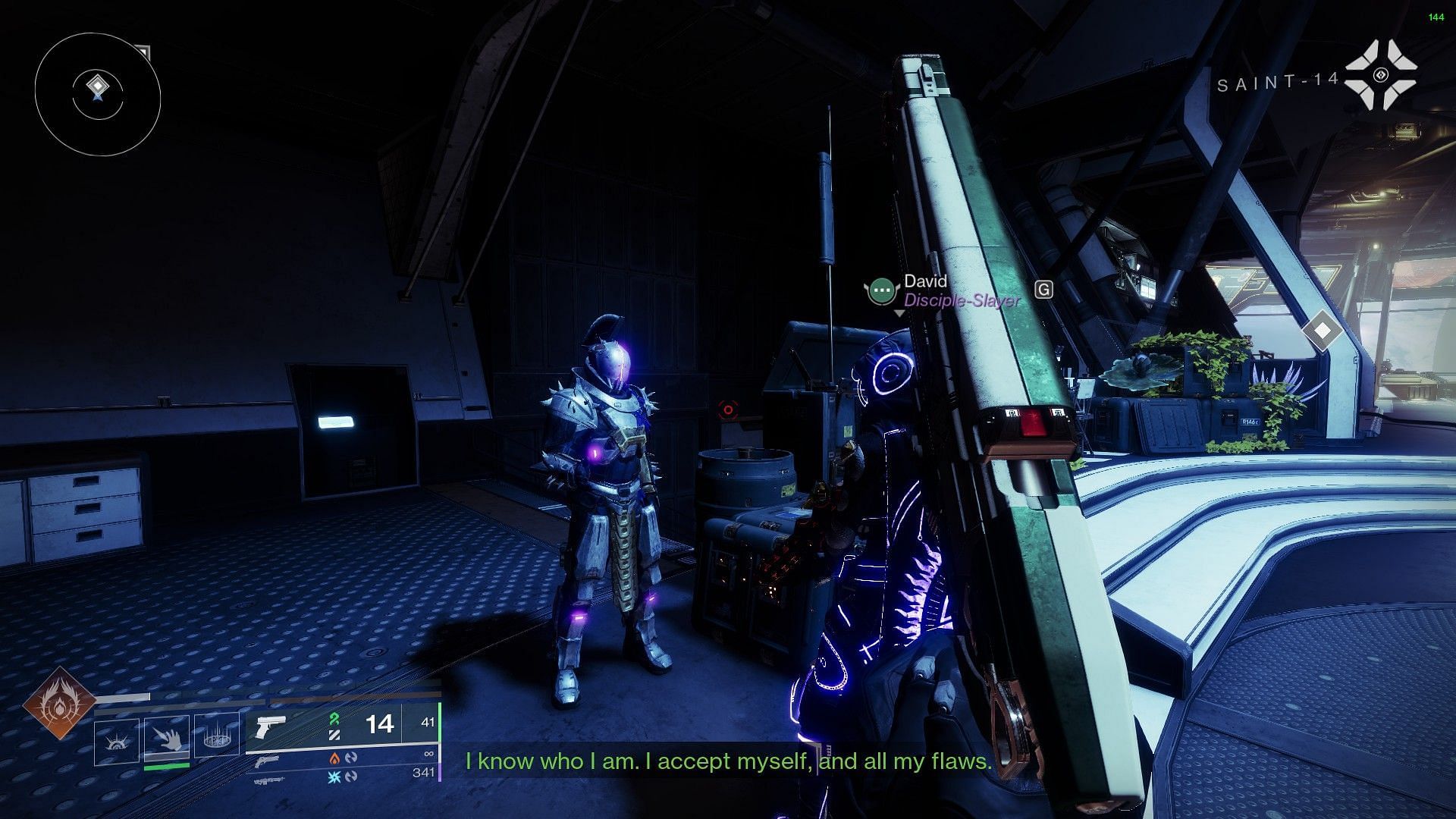 Talking with Zavala at the HELM (Image via Bungie) 