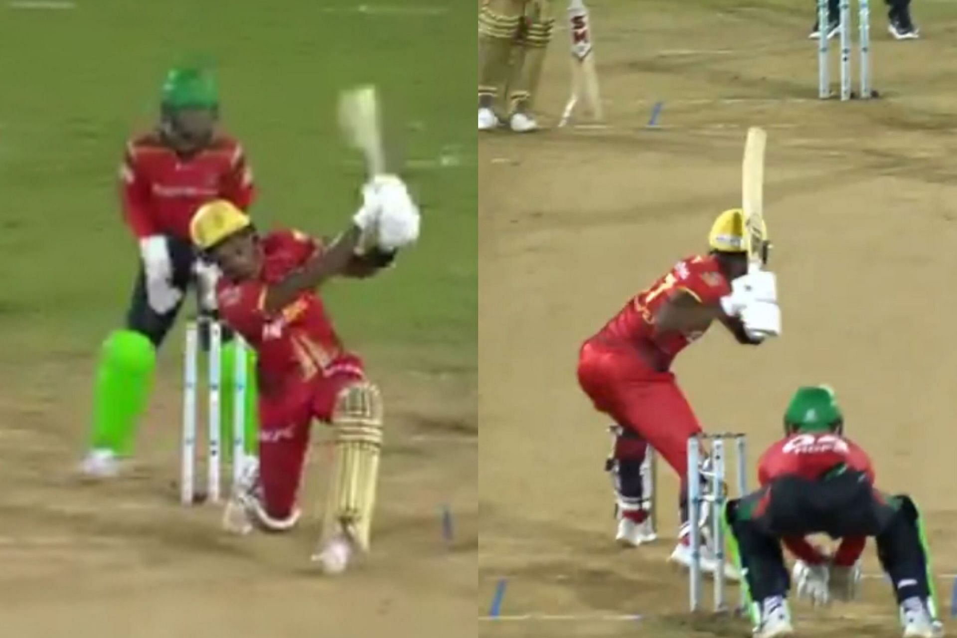 Shaqkere Parris smacks a massive 124-meter six (Image via X/@CPL)