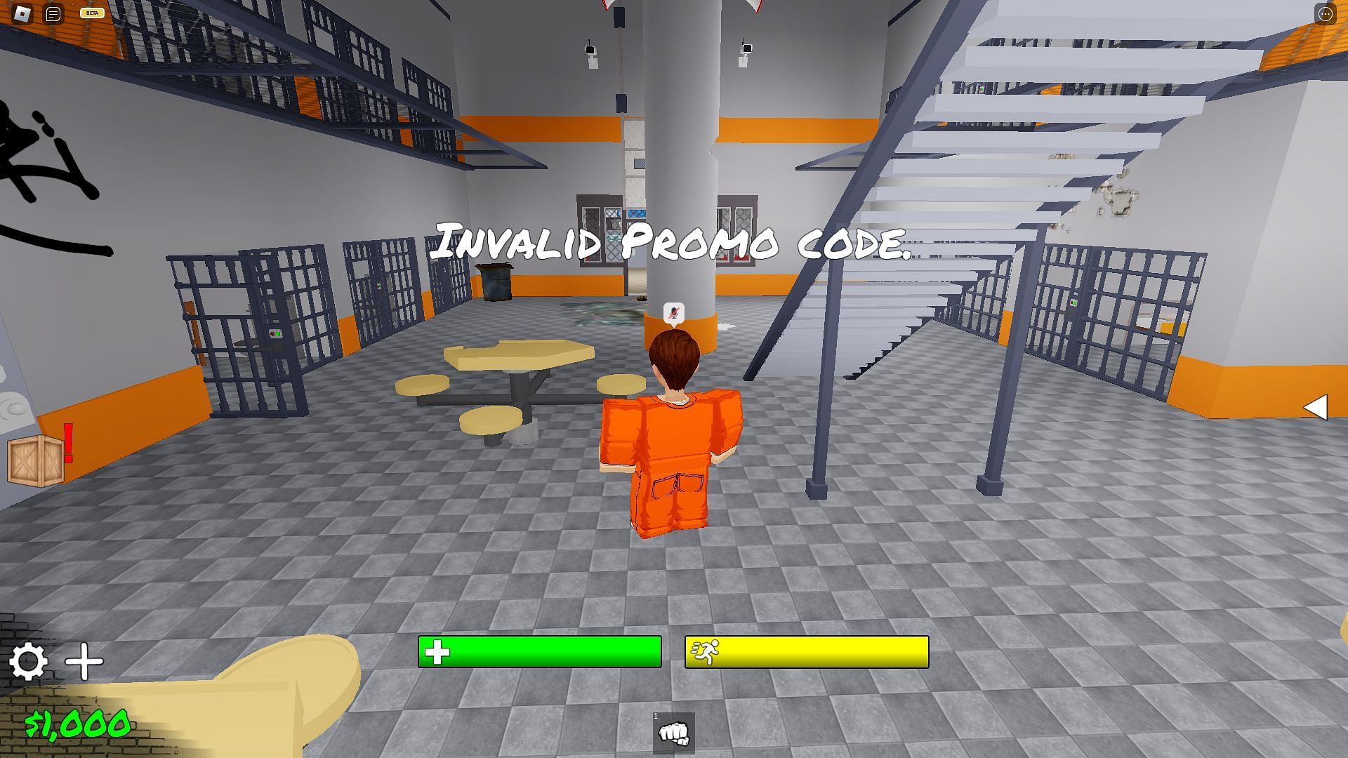 Troubleshoot codes in Life Sentence (Image via Roblox)