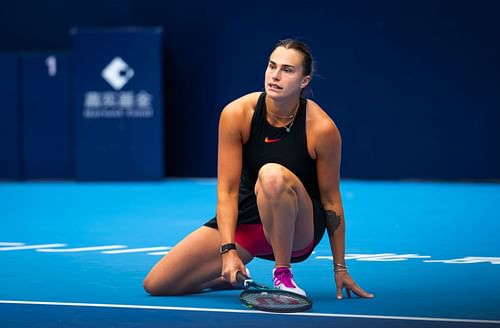 Sabalenka pictured at the 2024 China Open - Image Source: Getty