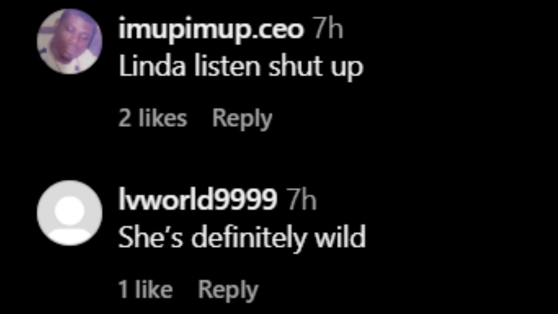 Linda Luna earning backlash. (Image via Instagram)