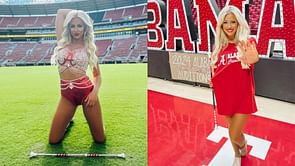 IN PHOTOS: Alabama Crimsonette Chloe Holladay shares glamorous BTS snaps from SI interview