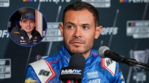 "Max Verstappen can't either": $12M-worth HMS star Kyle Larson takes on the 'tie a tie' challenge with Dale Jr.'s podcaster