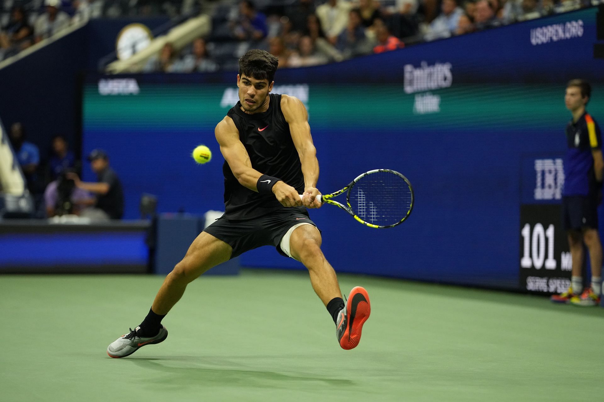 Carlos Alcaraz at the 2024 US Open - Day 4 - Source: Getty