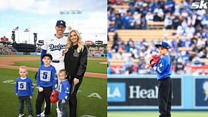 In Photos: Freddie Freeman & wife Chelsea celebrate firstborn son Charlie's 8th birthday decked out in Dodgers gear & big smiles
