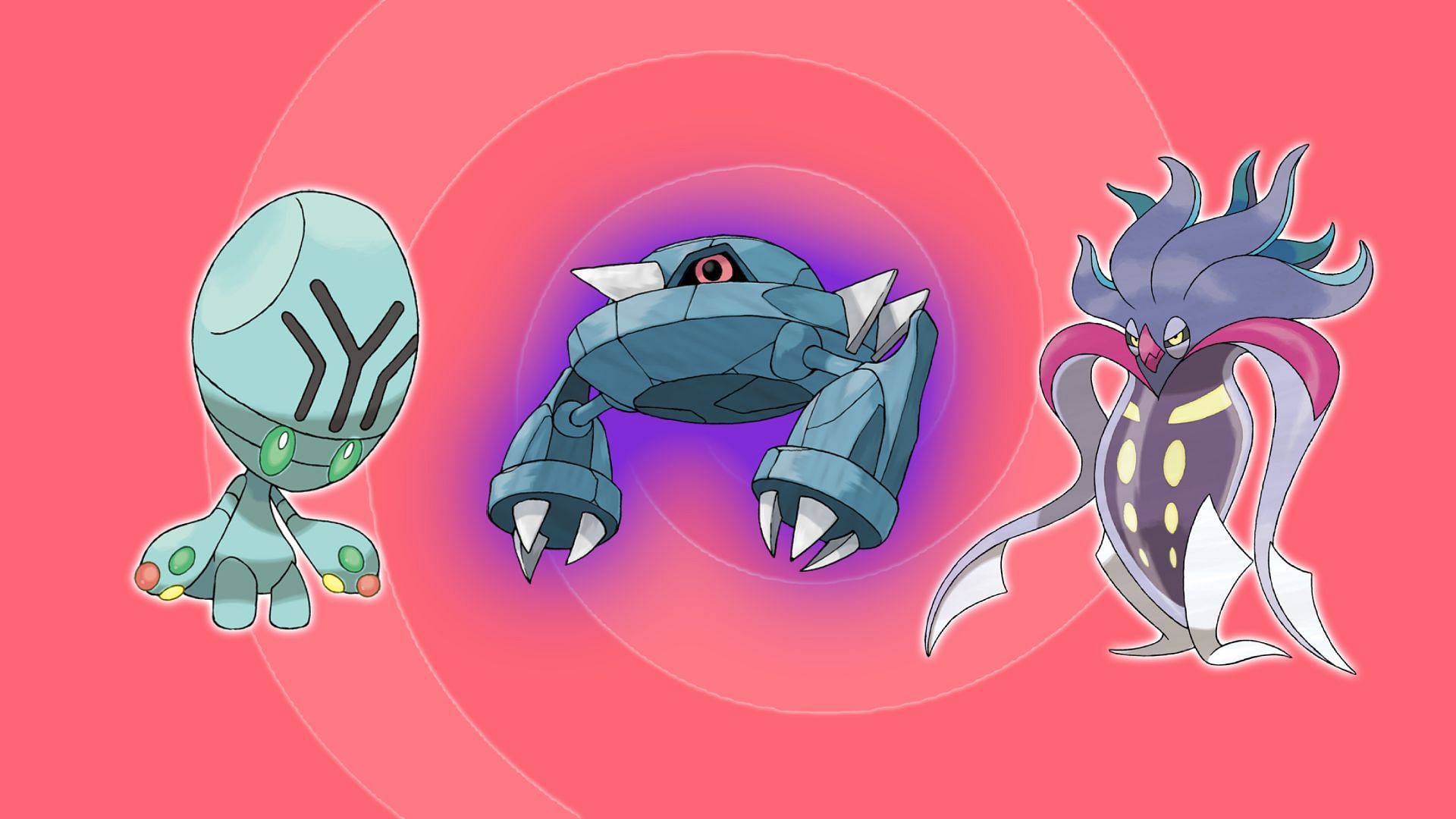 Shadow Metang, Elgyem, and Malamar (Image via TPC)