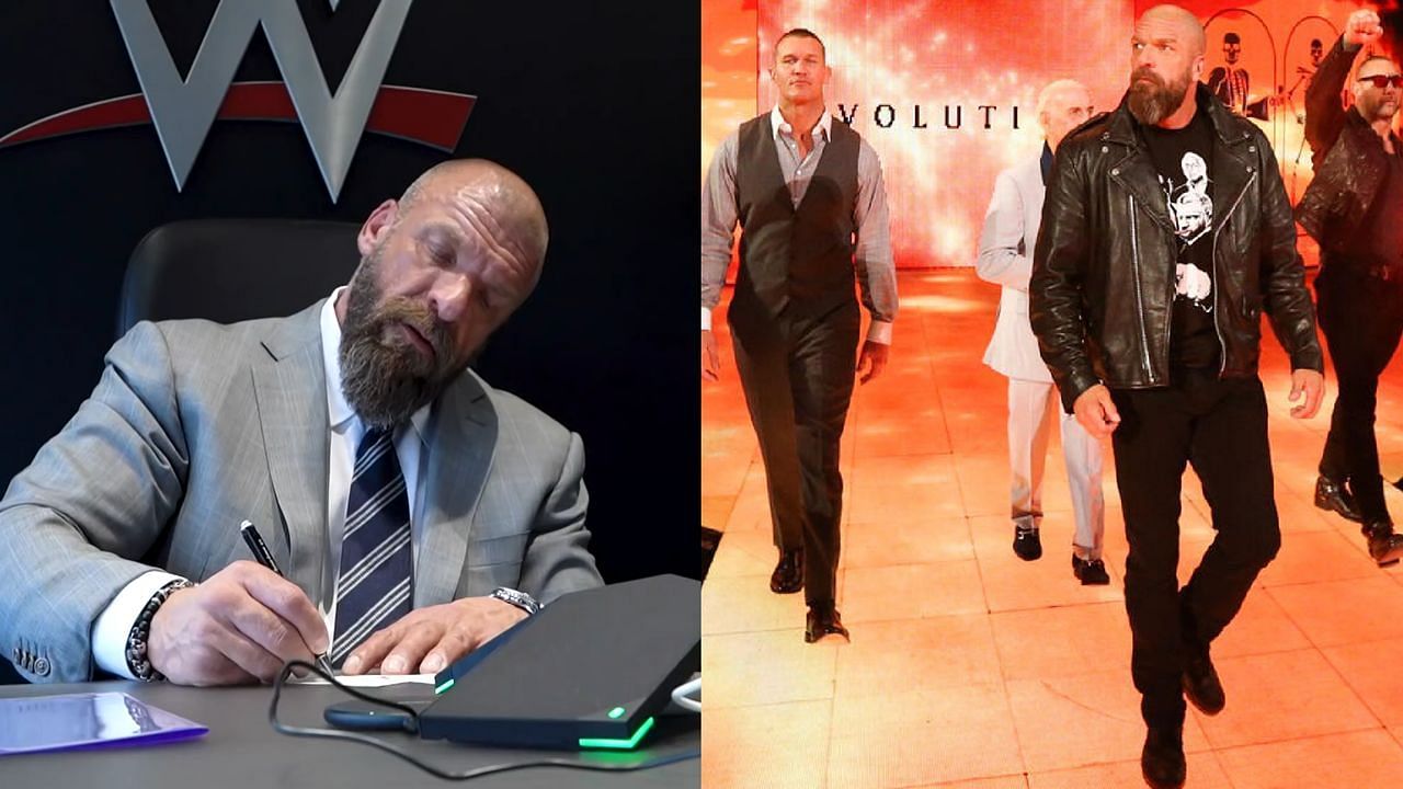Triple H and Evolution (via WWE