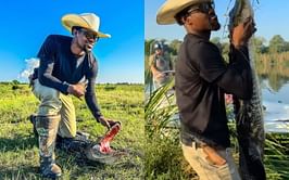 In Photos: Kevin Holland goes on a wild alligator hunt with a group of hunter friends