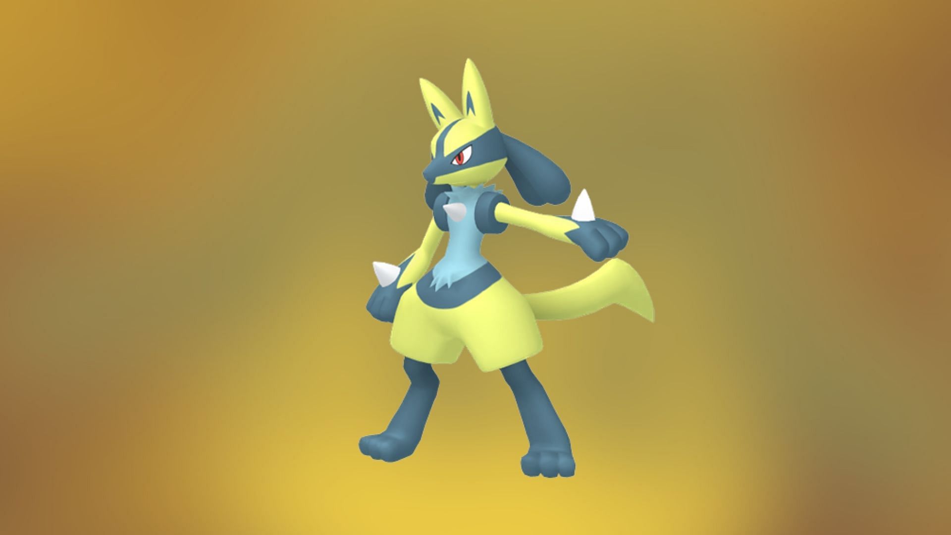 Shiny Lucario, as seen in Niantic&#039;s Pokemon GO (Image via TPC)