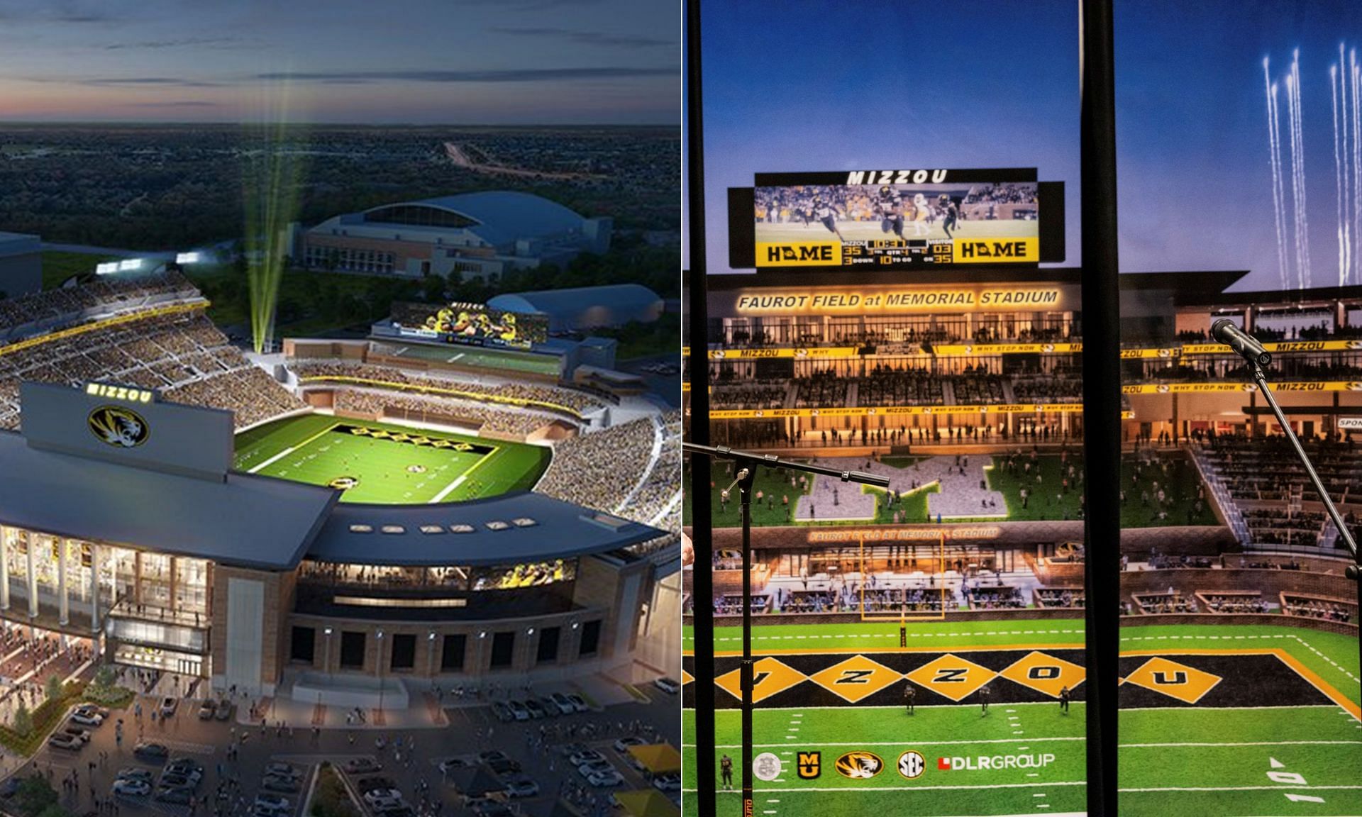 Mizzou approves $250 million renovation to Memorial Stadium. (Image credits: Mizzou Athletics