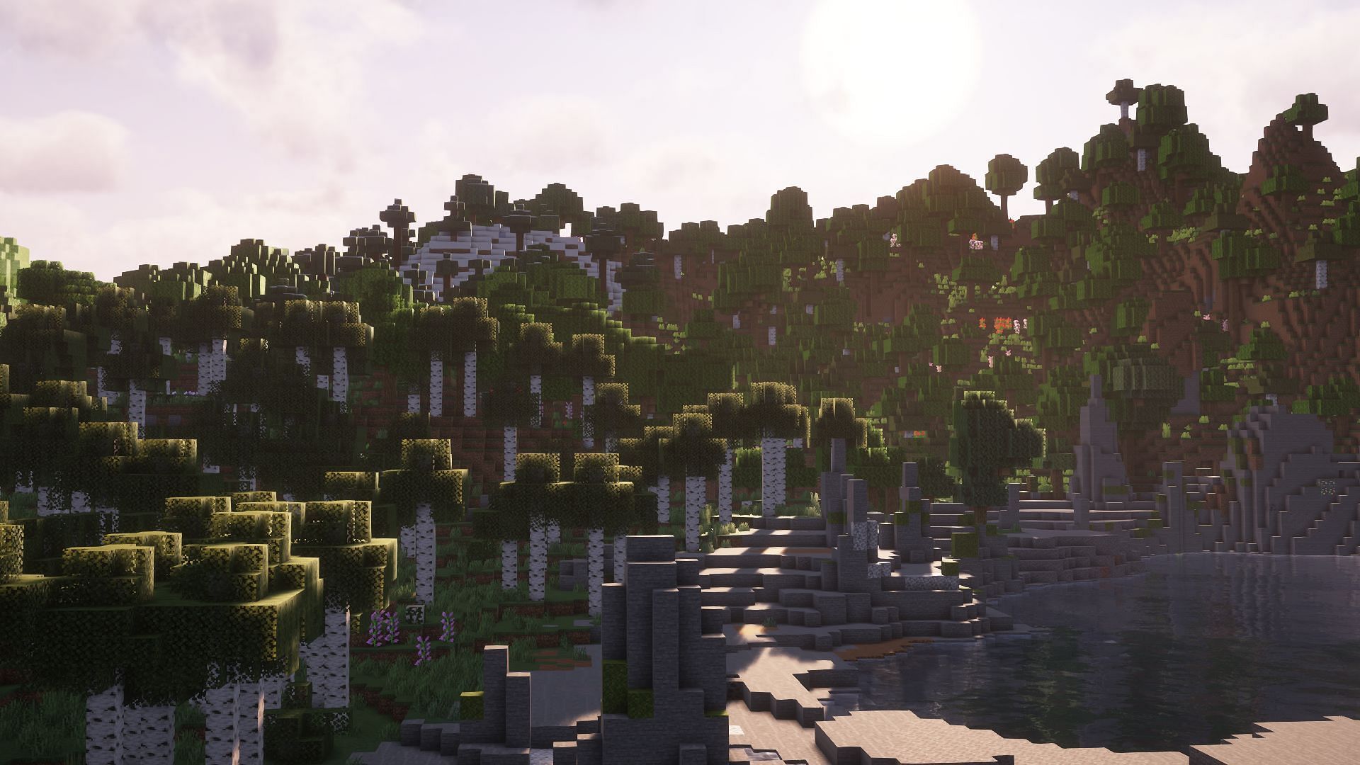 A fresh survival world (Image via Mojang)