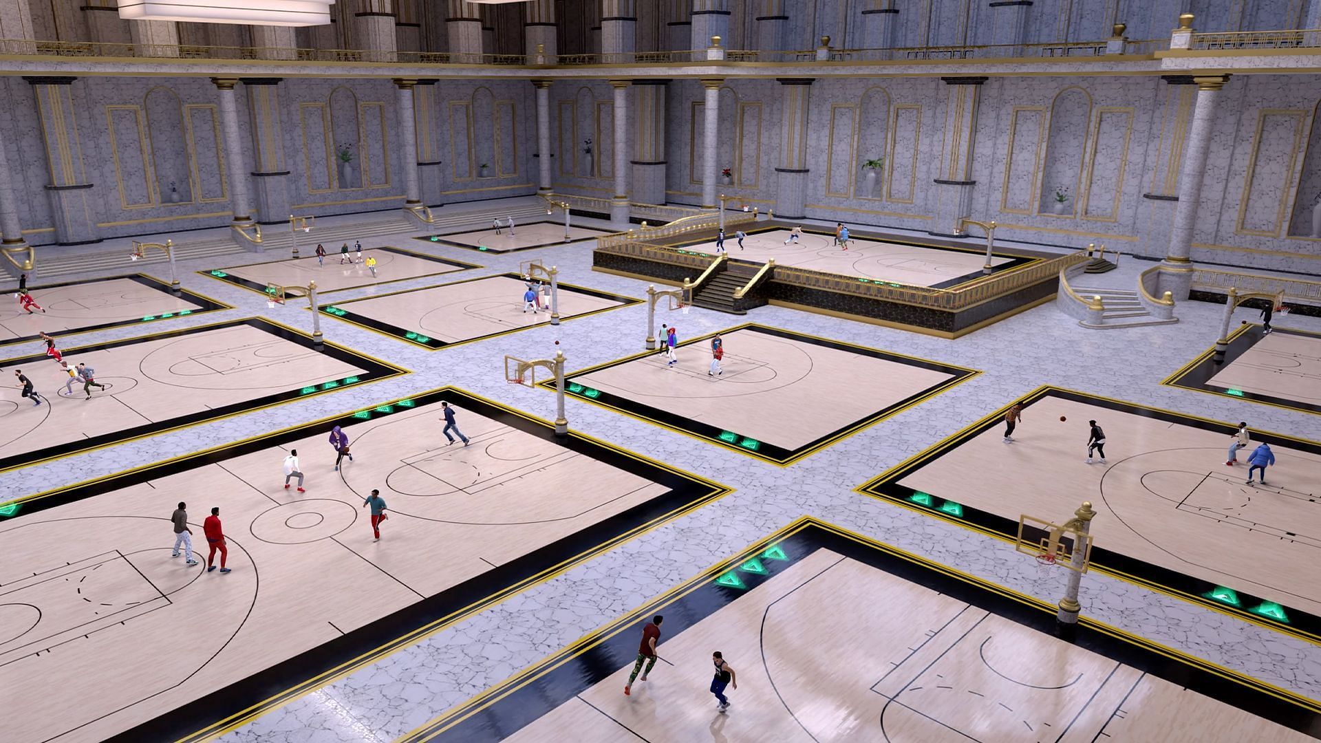 2K25 the City courts (Image via 2K)