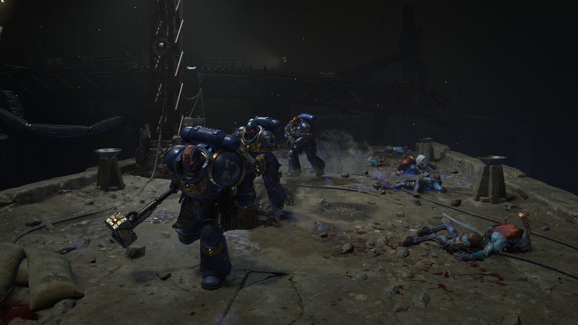 Warhammer 40k: Space Marine 2 gameplay (Image via Focus Entertainment)