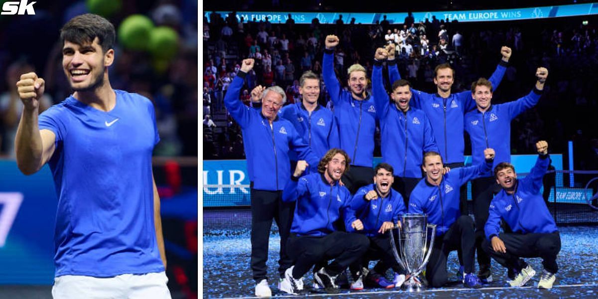 Carlos Alcaraz at Laver Cup 2024 [Image Source: Getty Images]