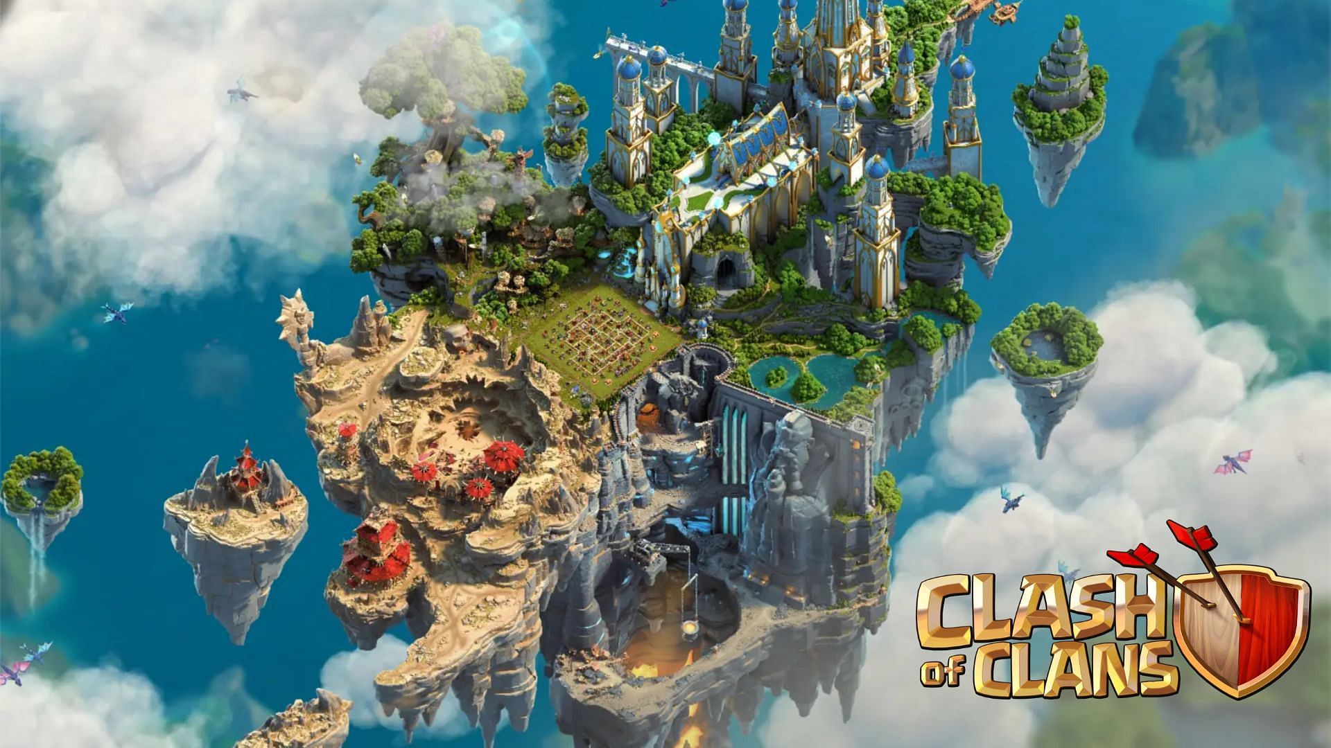 The new Clash of Clans Legendary Scenery (Image via Supercell)