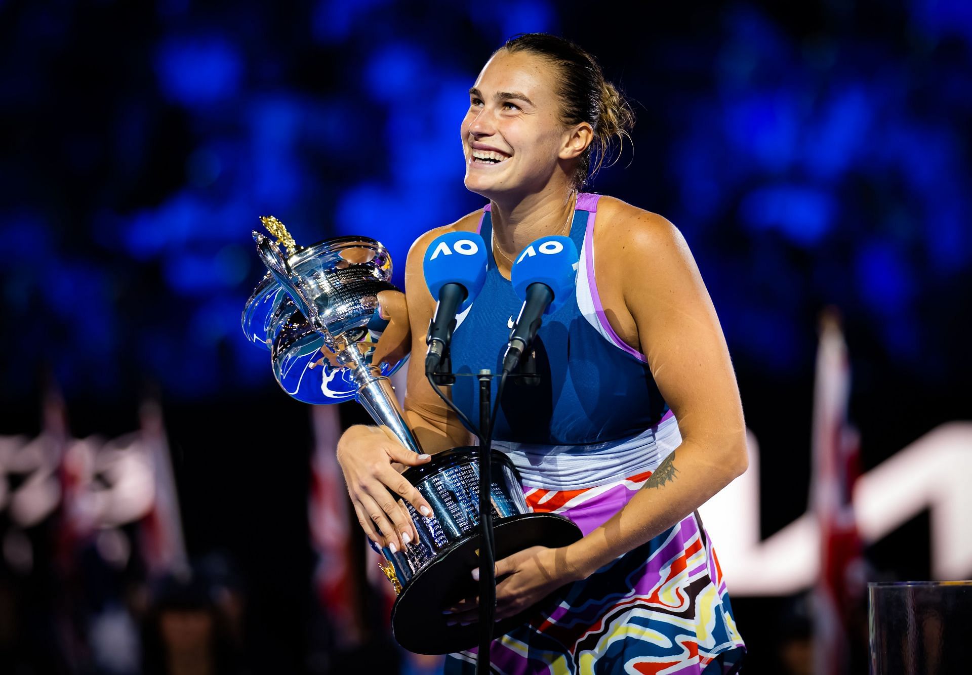 Aryna Sabalenka at 2023 Australian Open (Source: Getty)