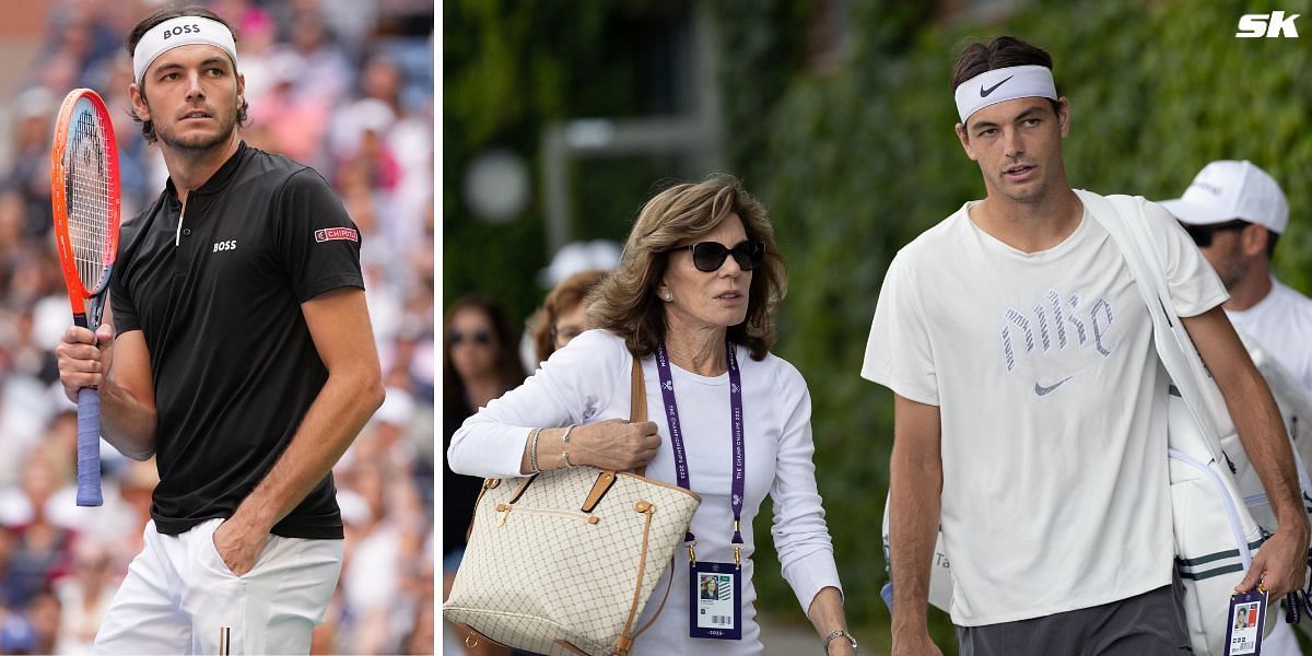 Taylor Fritz was born to former tennis players, Kathy and Guy (Images: Getty)