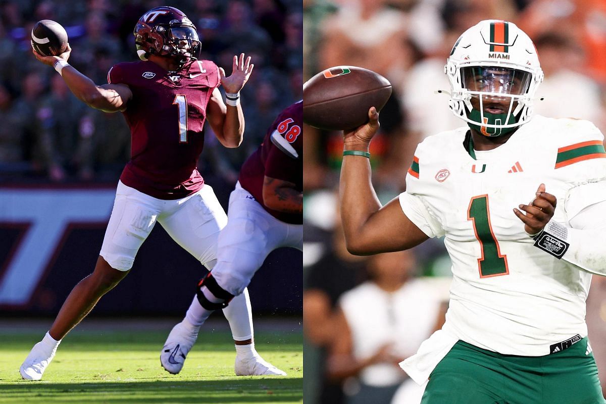 How to watch Virginia Tech vs. Miami? Time, channel, TV schedule and live stream Sept. 27 | College Football Week 5 (Image Credits - IMAGN)