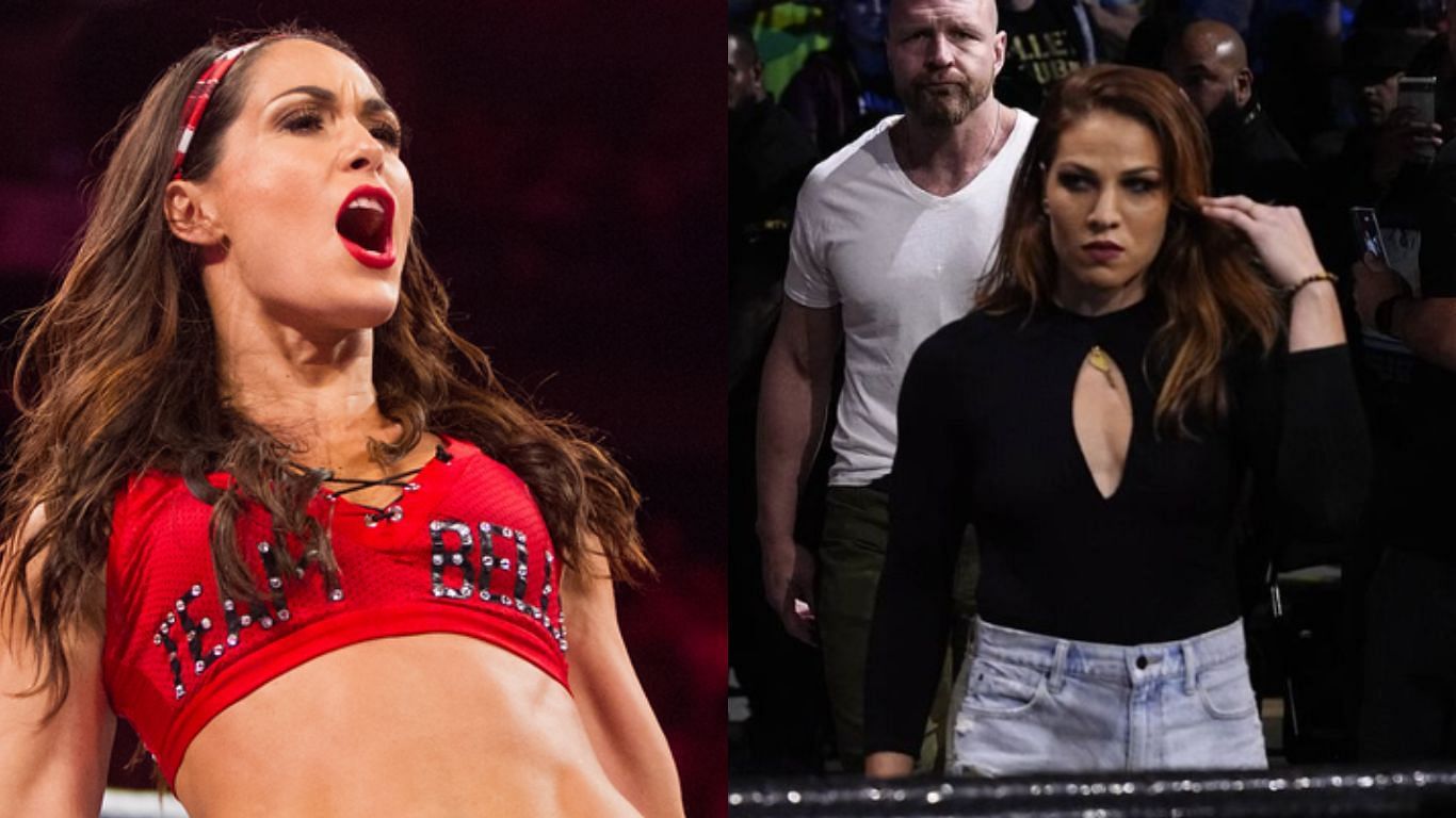 Brie Bella (left), Marina Shafir (right) [image credits: WWE.com, Marina Shafir Instagram]