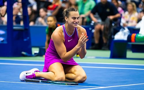 Aryna Sabalenka pictured at the 2024 US Open | Image Source: Getty