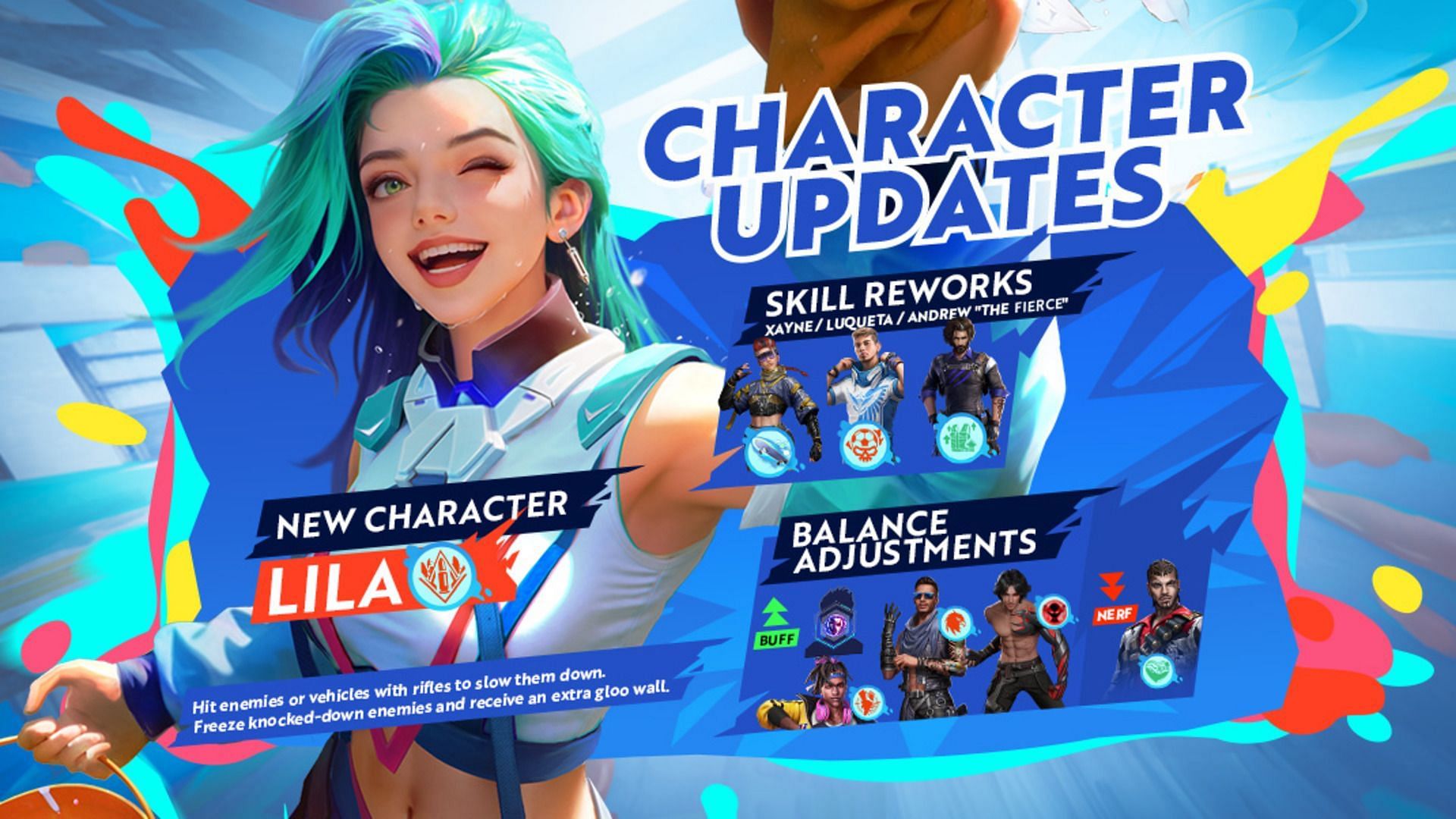 Lila is here! (Image via Garena)