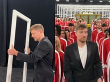 "Kinda creepy" - Netizens divided as MrBeast has 100 identical twins battling for $250,000 in upcoming video