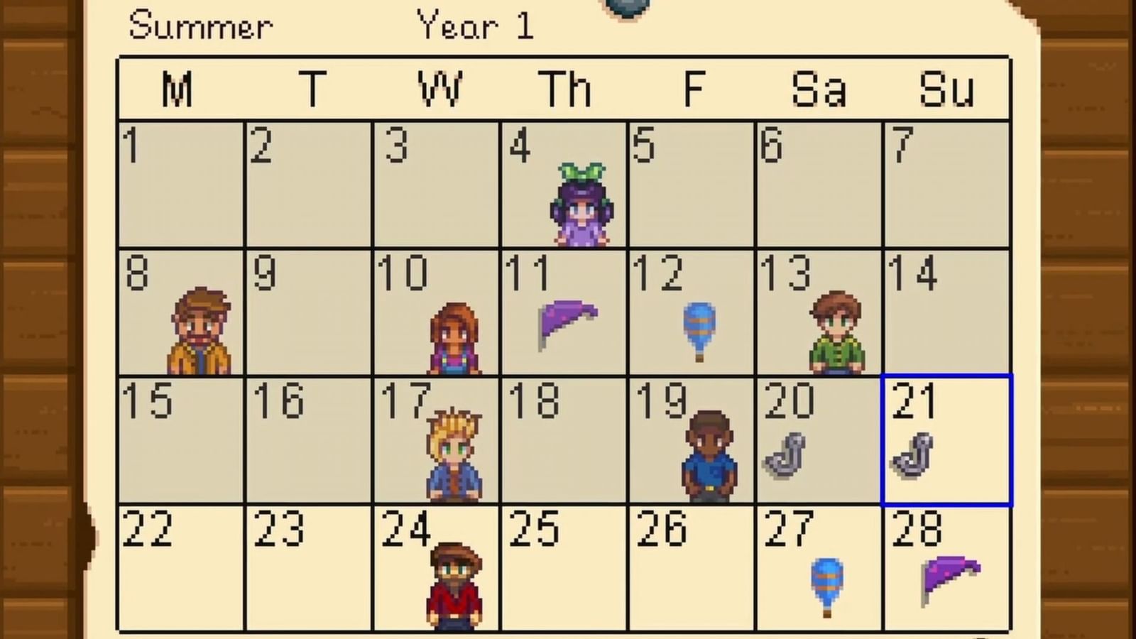 Stardew Valley Trout Derby guide Schedule, events, and more