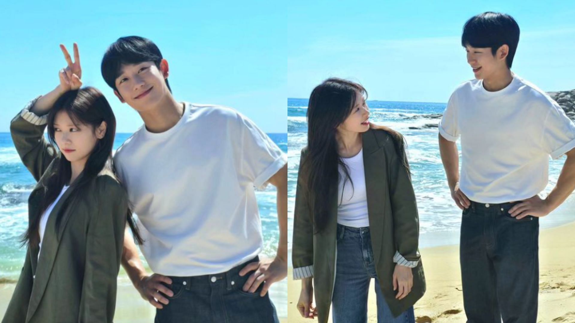 Jung Hae-in and Jung So-min (Image via Instagram/@holyhaien)