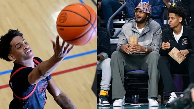 Carmelo Anthony's son Kiyan Anthony predicts who will win the 2025 NBA championship