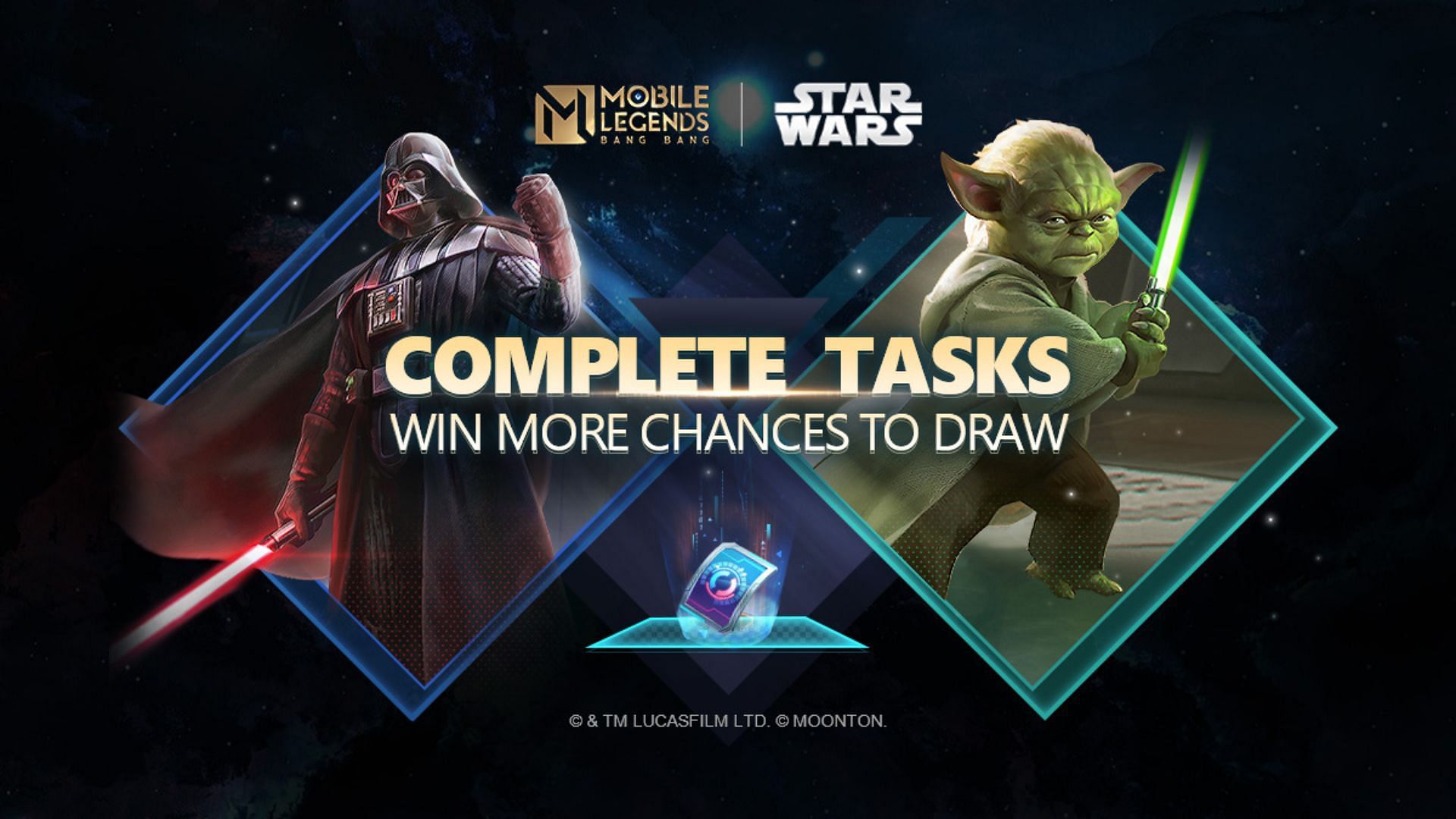 Tips to earn Galactic tokens in the Star Wars events (Image via Moonton)