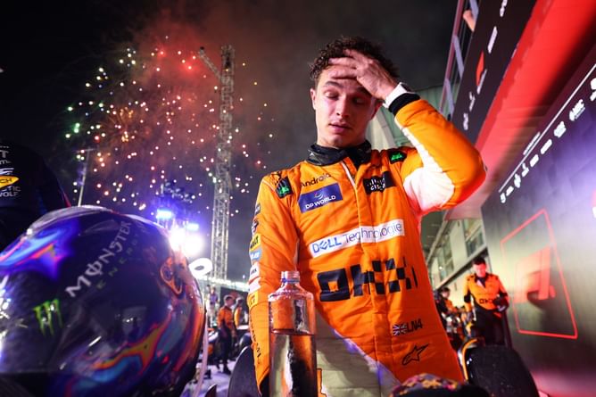 “I actually s*** myself”: Lando Norris recalls terrifying contact with the wall in the cool-down room with Verstappen and Piastri