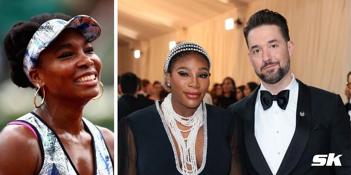 (Left to Right) Venus Williams, Serena Williams, Alexis Ohanian (Source: Getty Images)