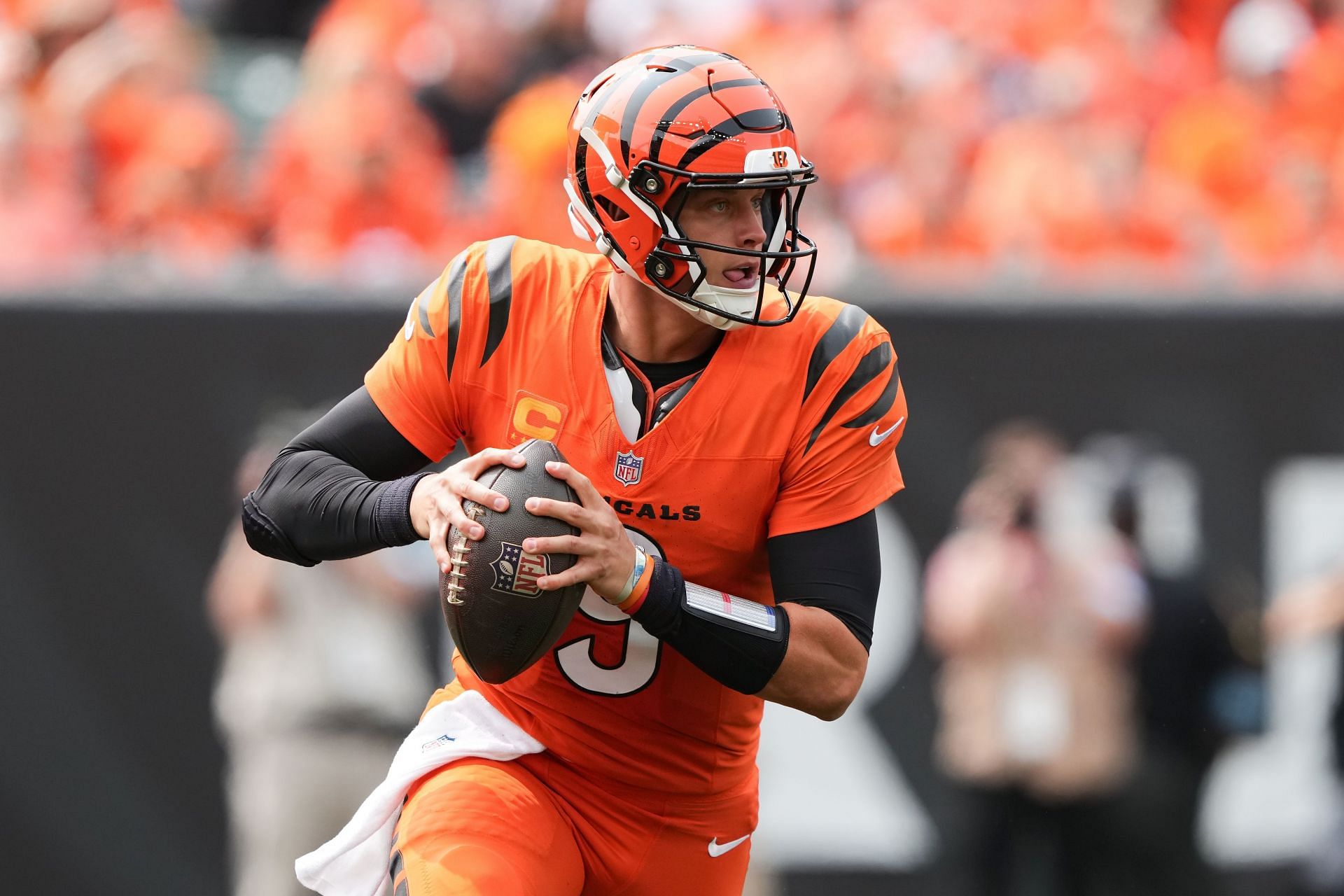 Joe Burrow during England Patriots v Cincinnati Bengals - Source: Getty