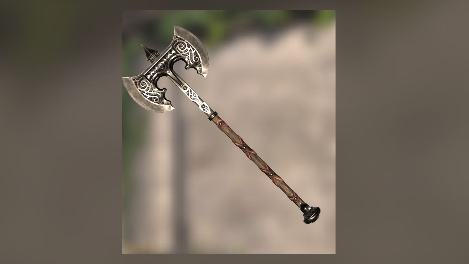 This weapon complements strength-based builds and can serve as a strong base for those advancing through Blades (Image via Bethesda Softworks LLC)