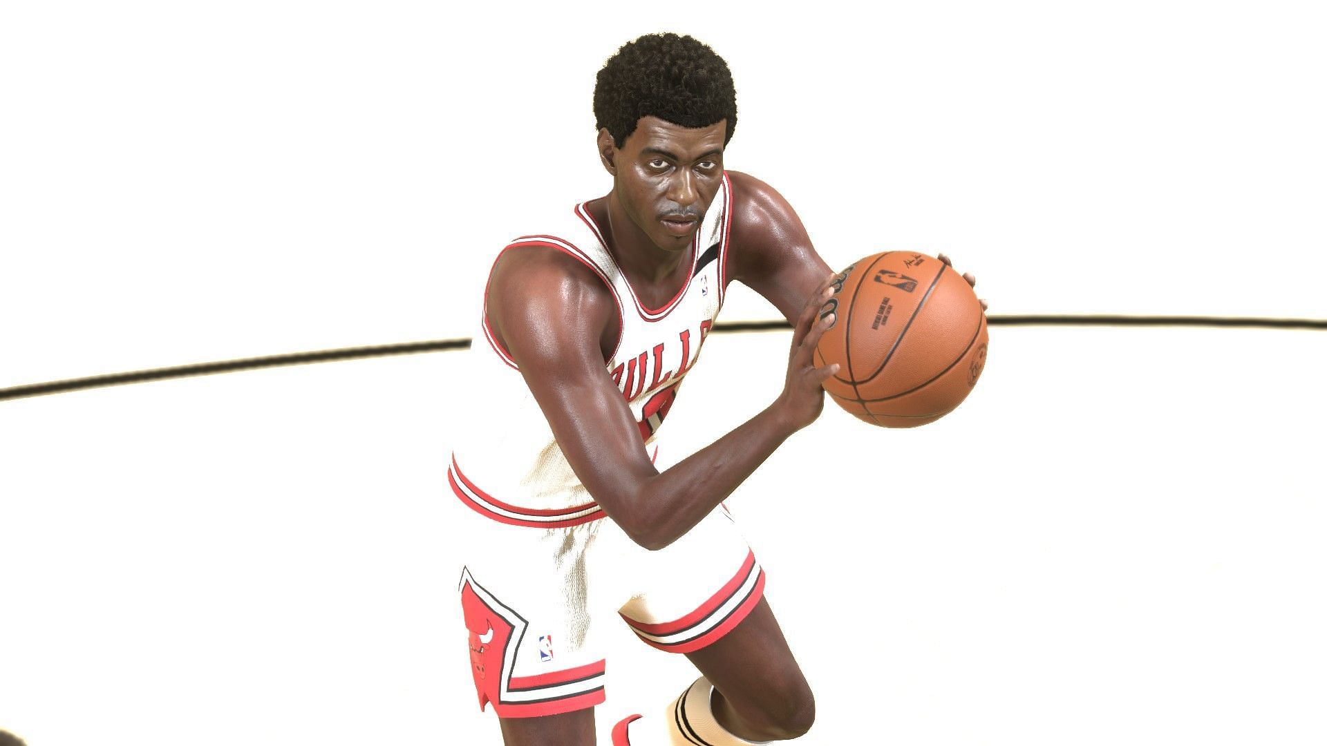 Bob Love&#039;s character model in the game (Image via 2K Games)