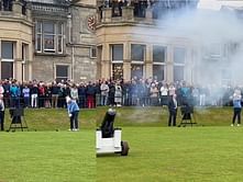 WATCH: St. Andrews welcome new Captain of The Royal and Ancient Golf Club Ian Pattinson with a cannon shot