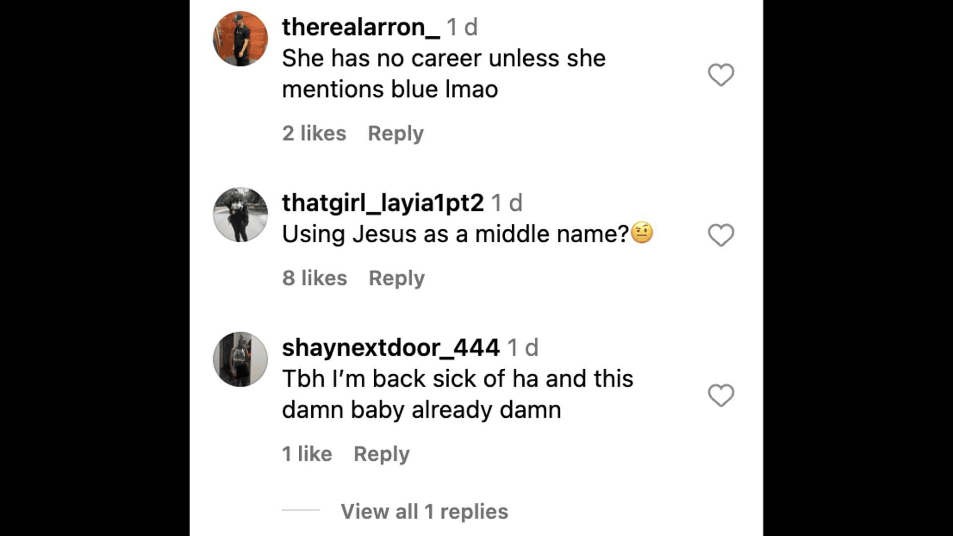 Social media users react to Rock changing the name of her baby: Reactions explored. (Image via Instagram)