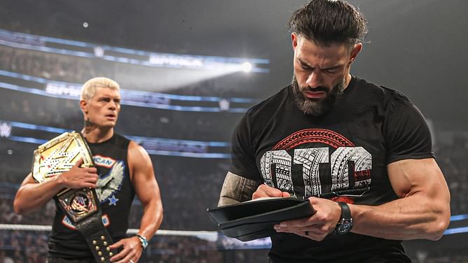 Roman Reigns acknowledged by 28-year-old female WWE star after he helps Cody Rhodes on SmackDown