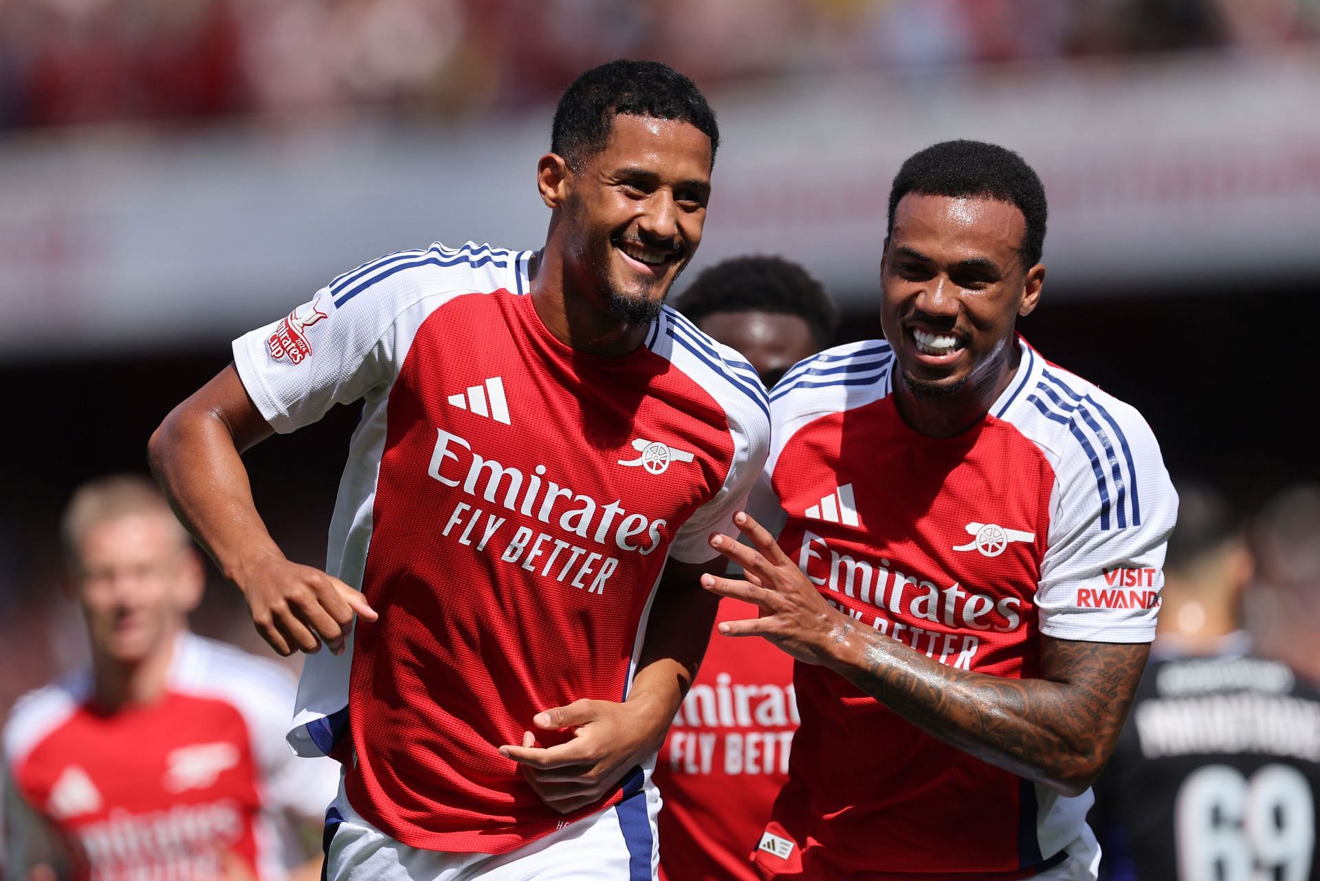 William Saliba is loving life playing alongside Gabriel (Image - Getty)