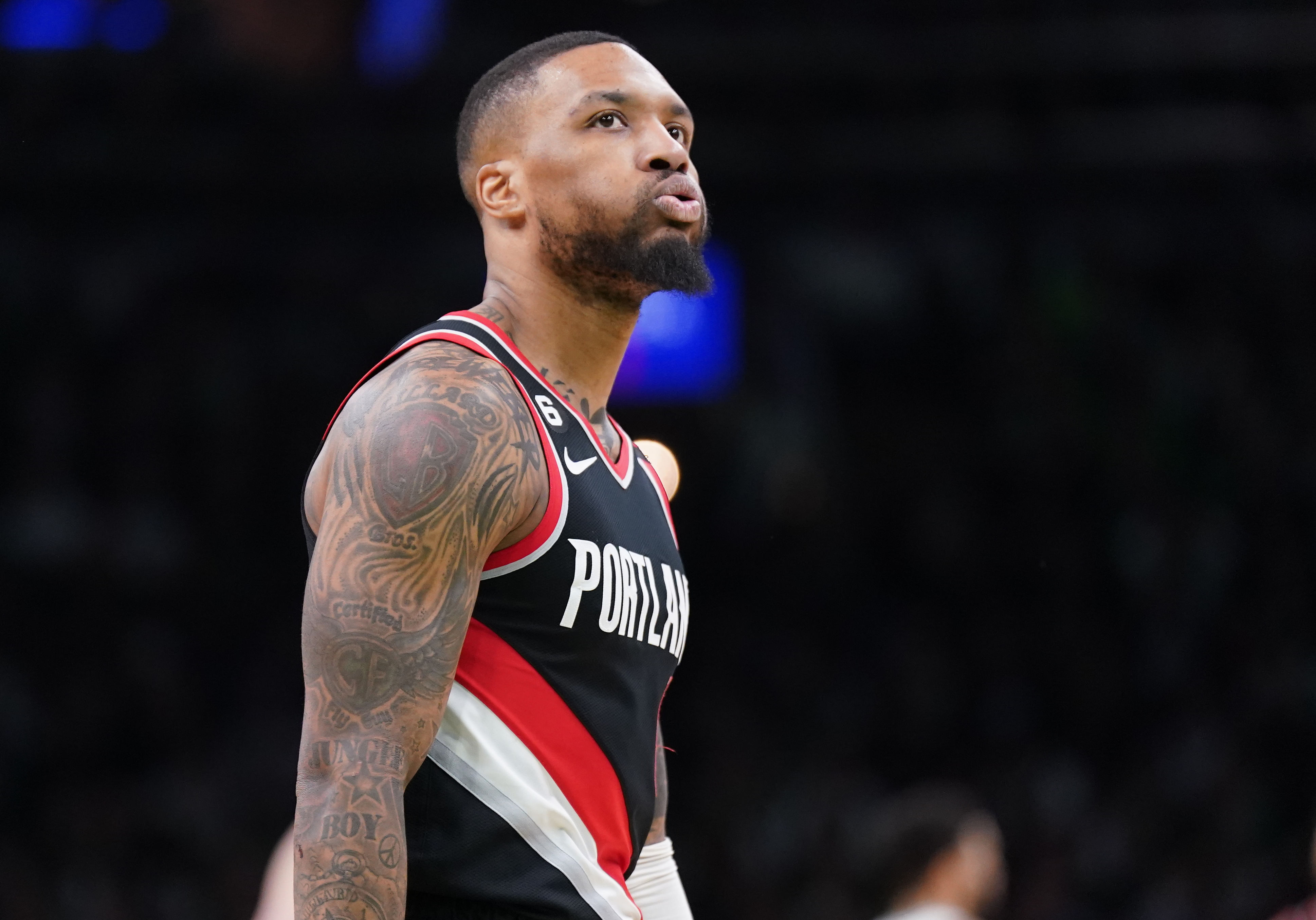 Damian Lillard gave his all for the Portland Trail Blazers. (Photo: IMAGN)