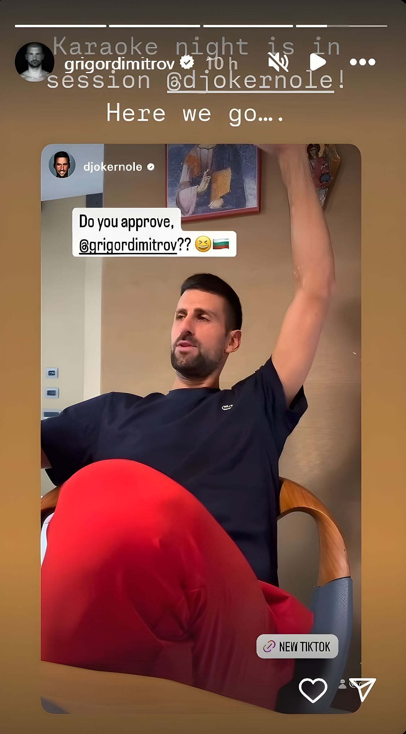 Grigor Dimitrov on Instagram (instagram.com/grigordimitrov/)