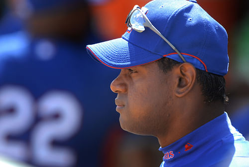 MLB Spring Training: Texas Rangers at Chicago Cubs - Sammy Sosa (Photo via IMAGN)